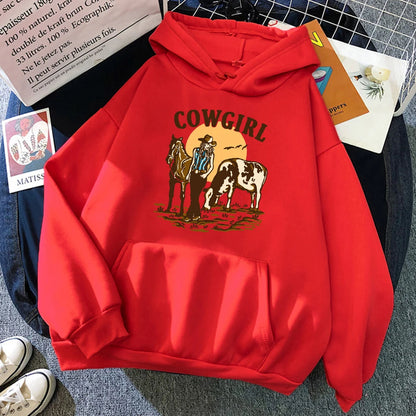 The Cowgirl Loose Pullover Hoodie