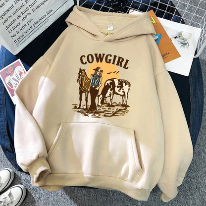 The Cowgirl Loose Pullover Hoodie